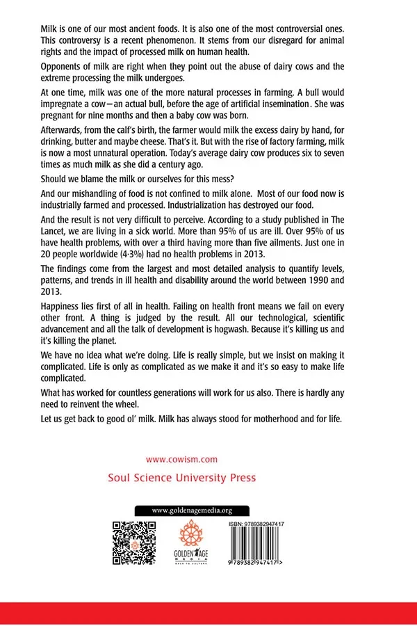 Cow Milk: Nature’s Most Perfect Food | English | Paperback Edition - Image 2
