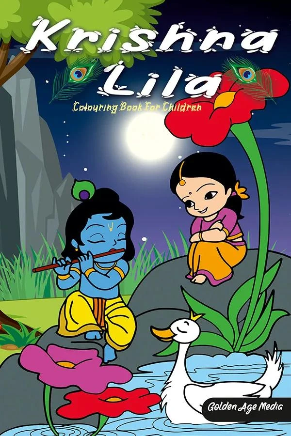 Krishna Lila | English | Colouring Books | Paperback