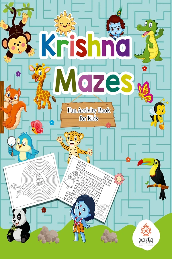 Krishna Mazes Fun Activity Book | English | Activity Books