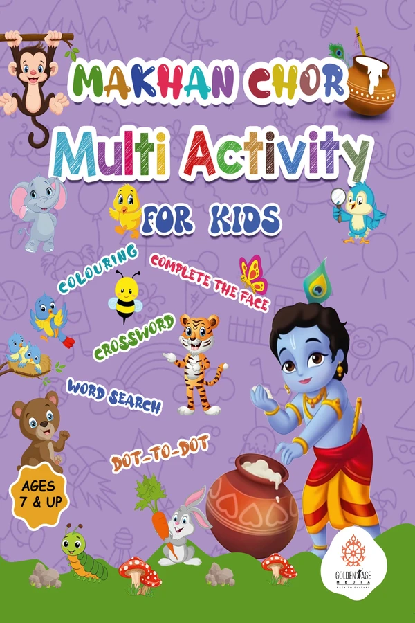 Makhan Chor Multi-Activity Book | English | Activity Books